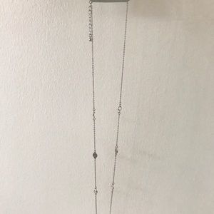 NWT 34” Hudson Moon Silver-tone Chain